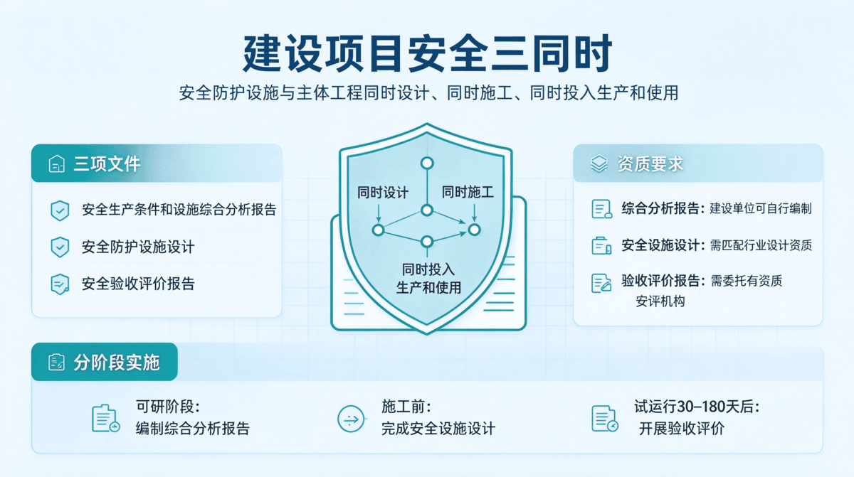 石家庄建设项目安全三同时,安全预评价、安全设计与安全验收咨询 石家庄建设项目安全三同时,安全预评价、安全设计与安全验收咨询